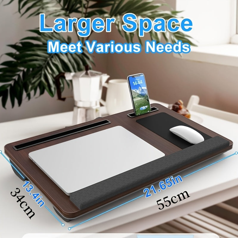 Norvo | Ergonomisk Laptop Holder med Håndleddstøtte og Enhetsrom