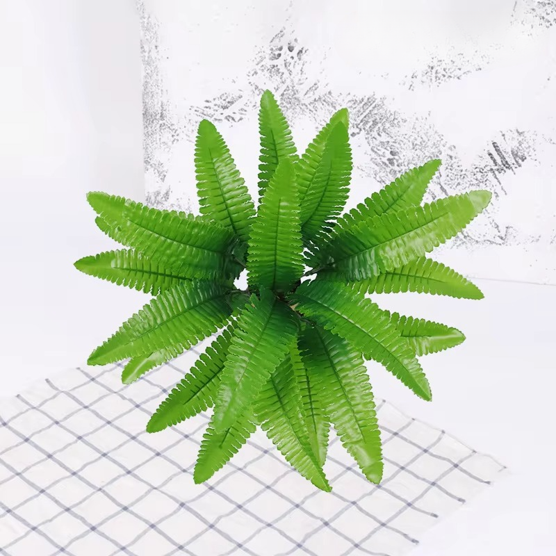 Norvo | UV-Resistant Livlike Boston Fern for Utendørs- og Innendørsdekor