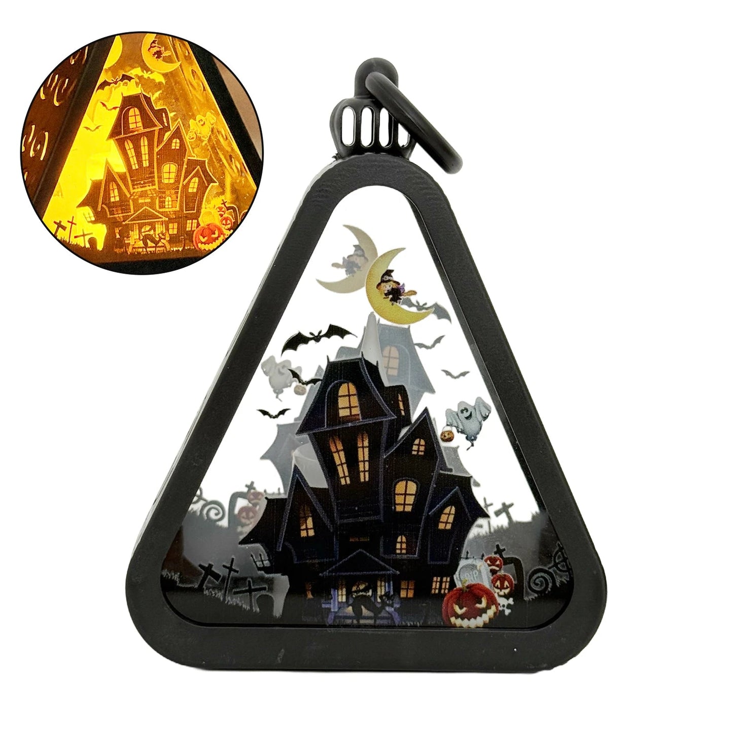 Norvo | Halloween Dekor Triangel Bordlampe