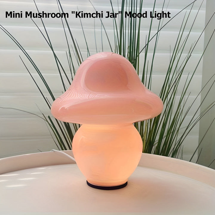 Norvo | MushroomDream Lampe – Fortryllende Glassbelysning med Sopps mønster