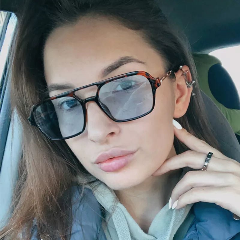 Norvo | CANDYVIEW SOLBRILLER – Retro firkantede solbriller med UV-beskyttelse for kvinner