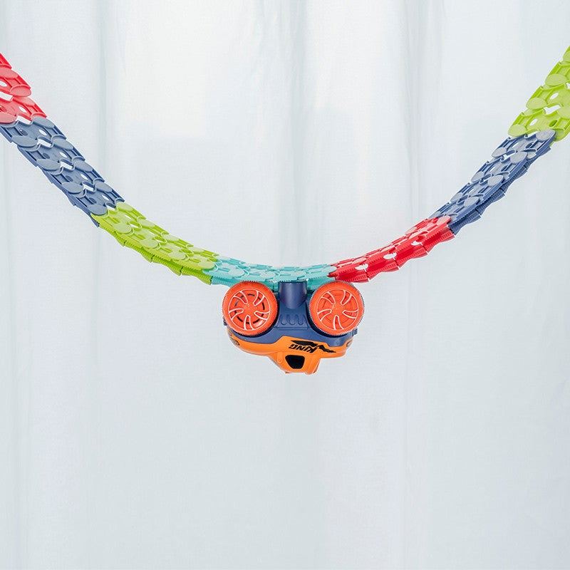 Norvo | Race Track Wonder | La barnas fantasi skinne - Ultrafleksibel racebane for endeløs lekeglede