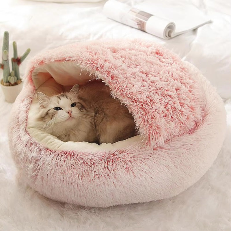 Norvo | Cozy Pet Cave Bed, Ideell for hunder og katter i alle størrelser