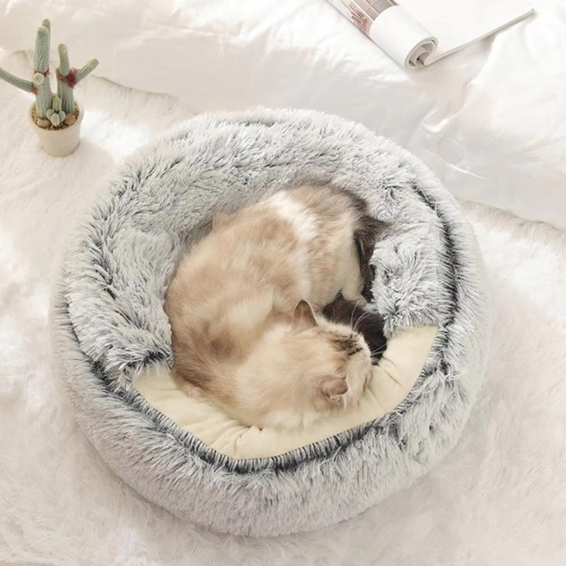 Norvo | Cozy Pet Cave Bed, Ideell for hunder og katter i alle størrelser
