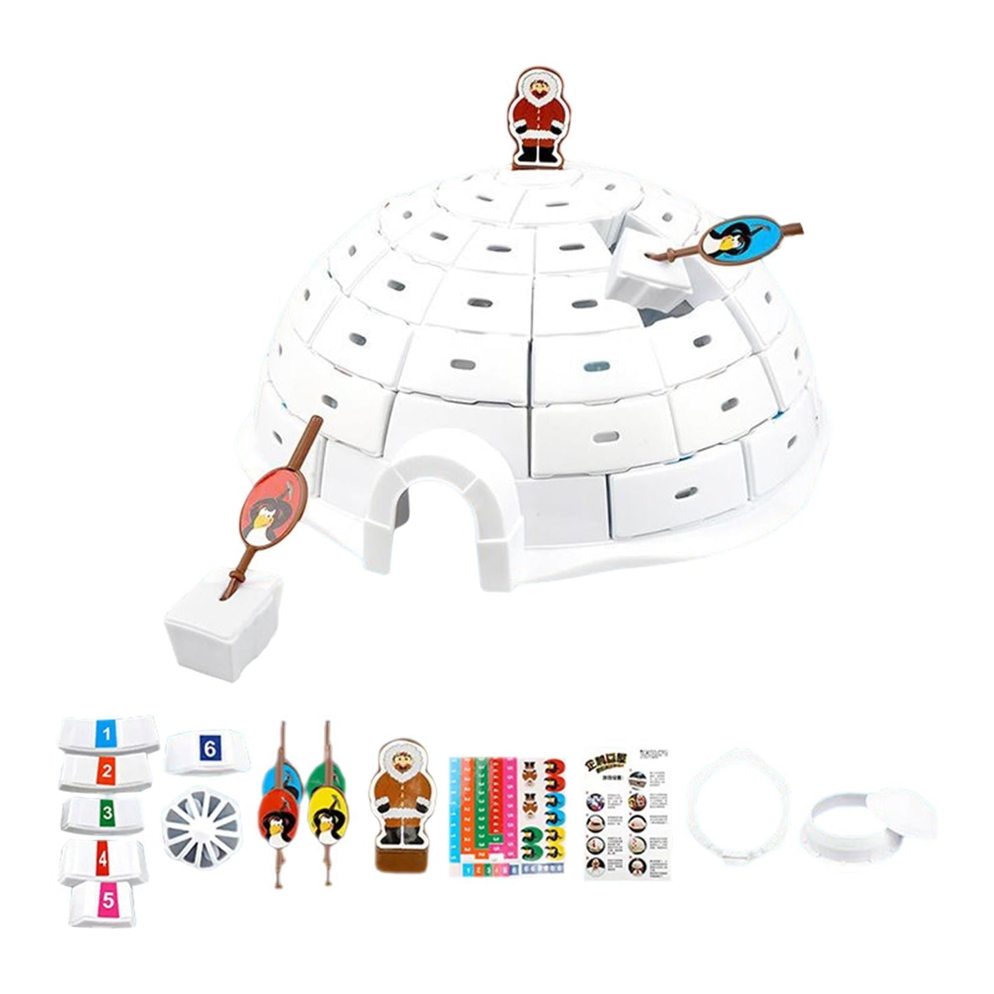 Norvo | Igloo Bricks | Slipp løs din indre glede med dette pingvinbrettspillet! - Stimulerer moro og strategisk tenkning