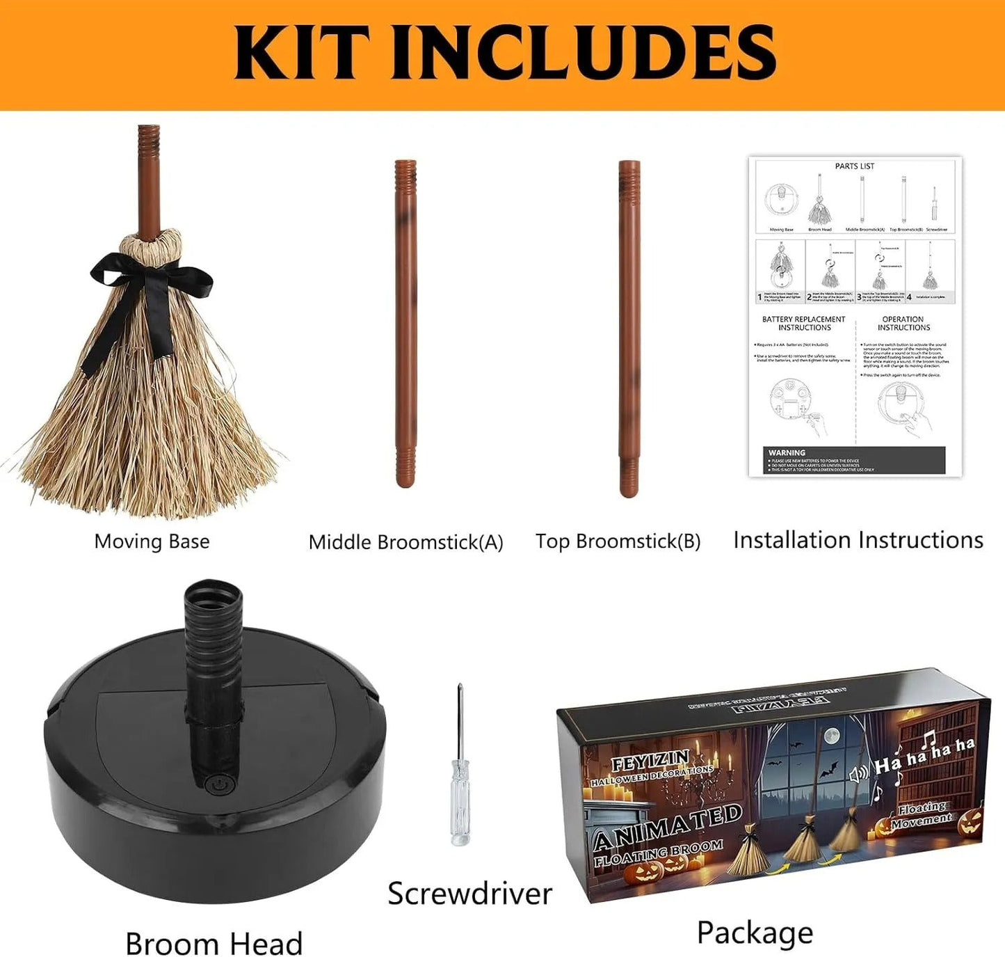 Norvo | Flytende Phantomkost — Fortryll Halloween-festet ditt med hjemsøkt flytende og ond latter