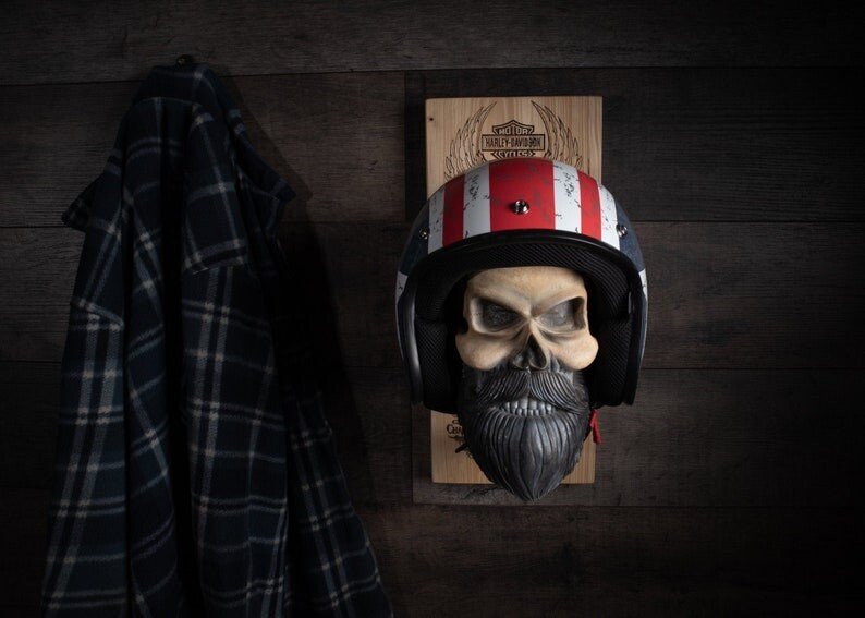 Norvo | Bearded Skull – Eagle Skull & Cross