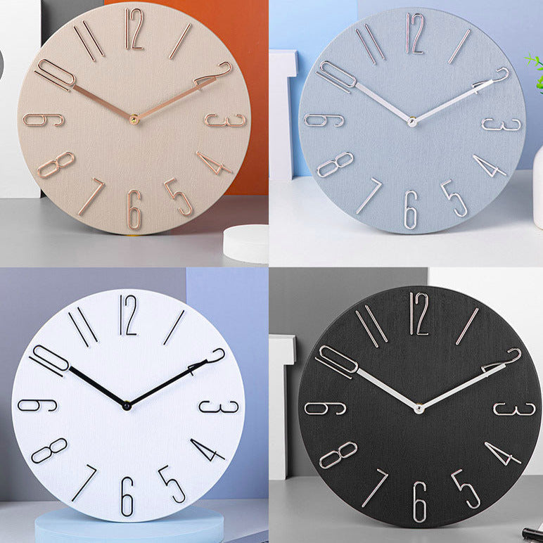 Norvo | Enkel Minimalistisk Veggdekorasjonsklokke