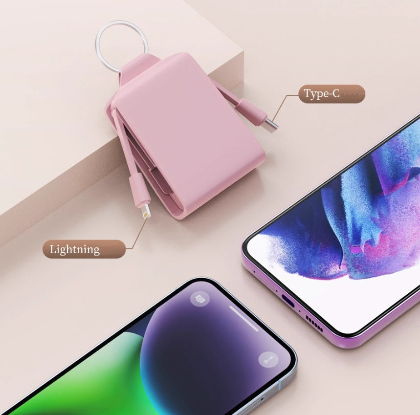 Norvo | Mini Nødlader Bærbar Strømbank Nøglekæde