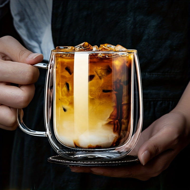 Norvo | ThermoSip Dobbeltveggs Glasskrus – Borosilikatglass, Varmebestandig & Elegant