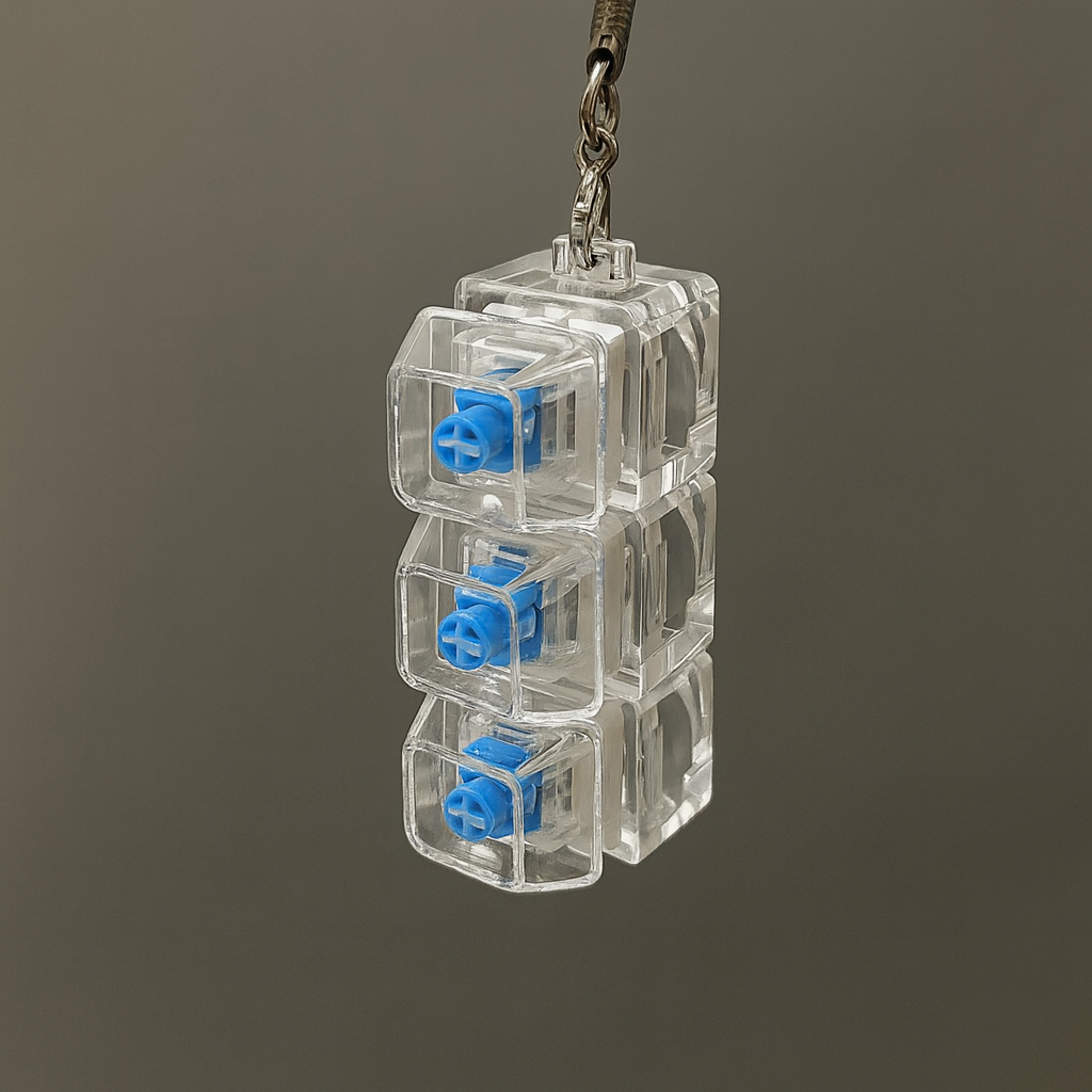 Norvo | Mekanisk kube klikk fidget nøkkelring