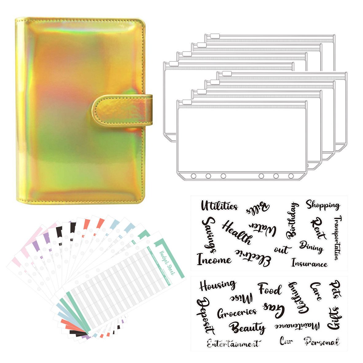 Norvo | Budsjettpermanentbok med kontanter konvolutter