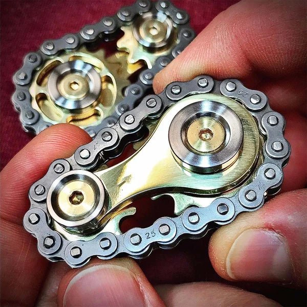 Norvo | ChainFidget Pro – Rustfritt stål tannhjul spinner for stressavlastning