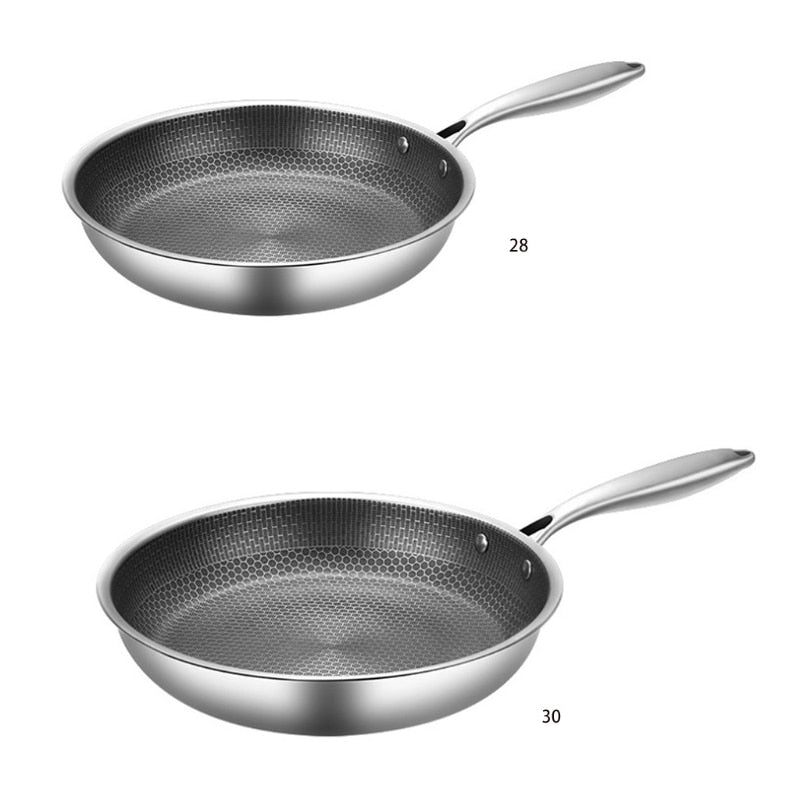Norvo | ChefSteel Panne – Rustfritt Stål Non-Stick Stekepanne for Uanstrengt Matlaging