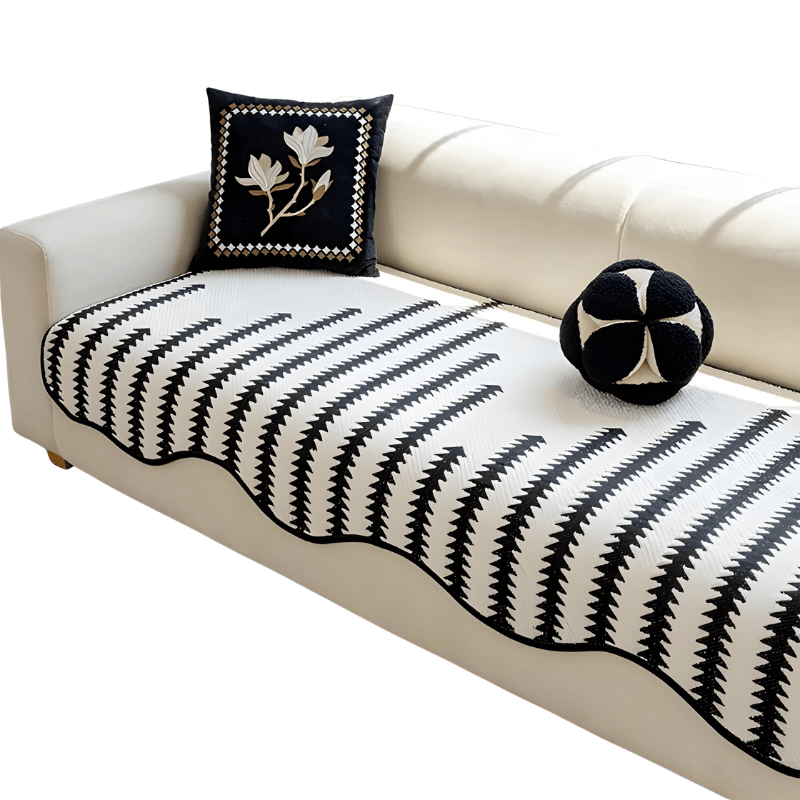 Norvo | CHEVRONLUXE – Moderne Chenille Sofa Deksel med Stilfull Beskyttelse