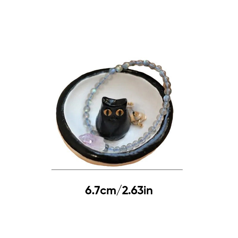 Norvo | Lucky Black Cat Decorative Bowl Dish