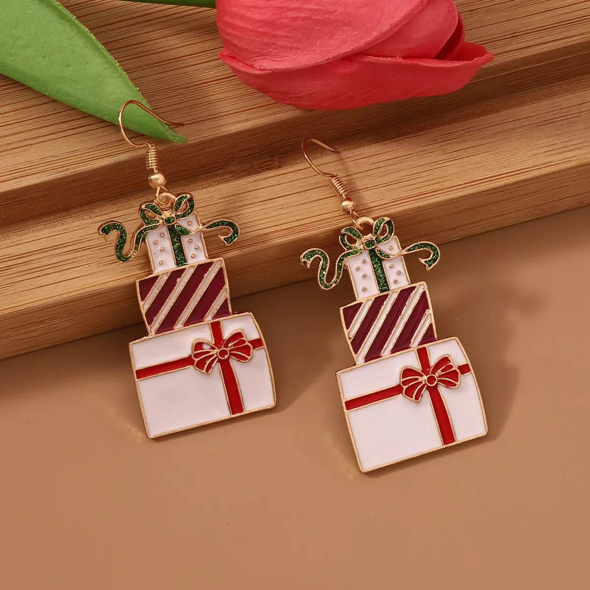 Norvo | Julegaveeske Dangle Øredobber