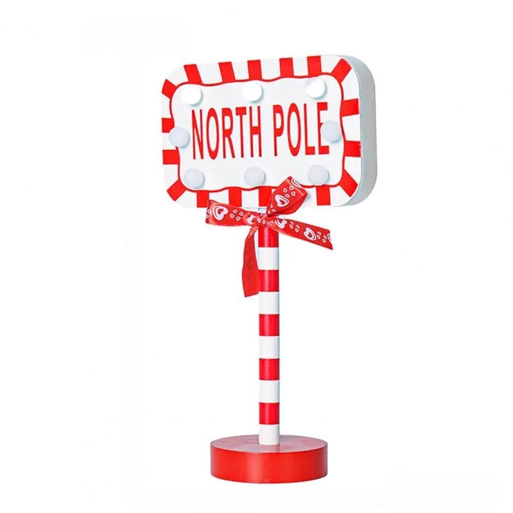 Norvo | Jule LED Tre Skrivebordsskilt Lys – Lag en Festlig Atmosfære for Dine Høytidfeiringer