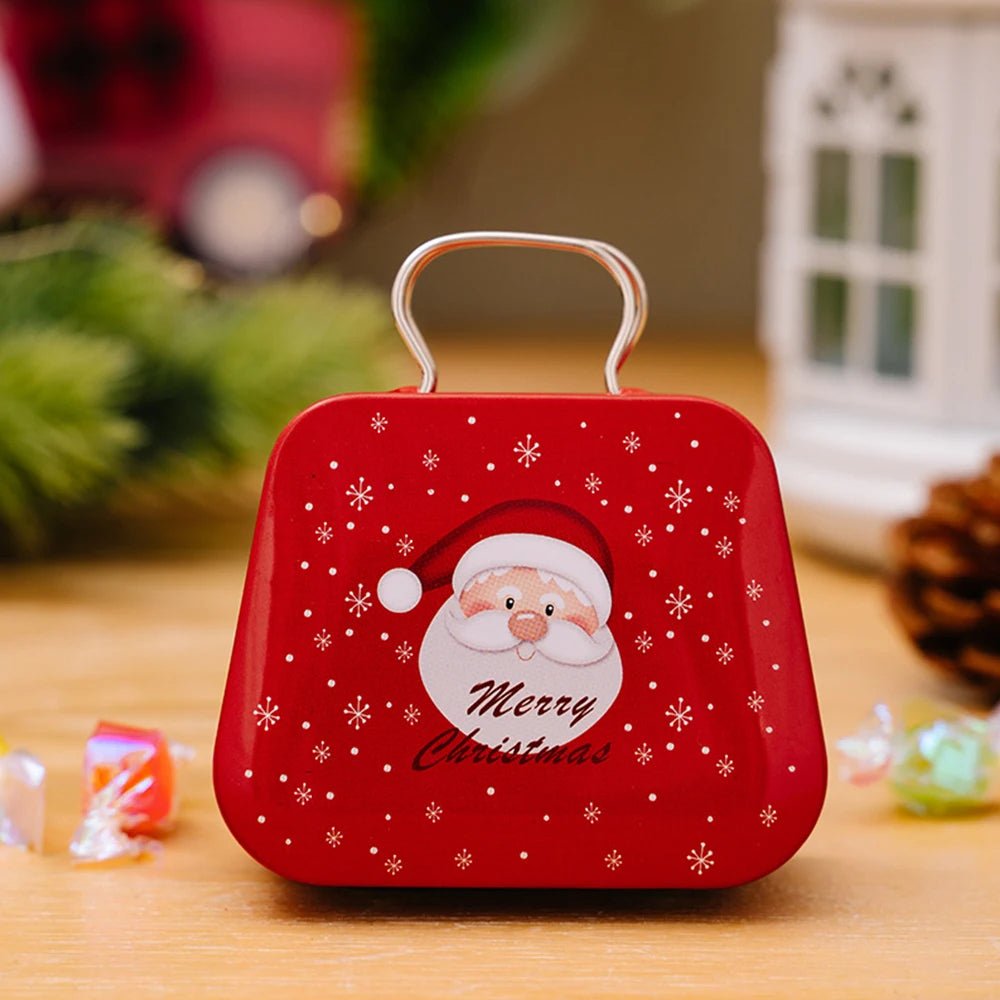 Norvo | Julesprekken gavebokssett – Sjarmerende metalloppbevaringsbokser med lokk for feriegodteri