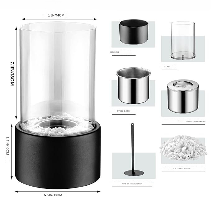 Norvo | Klassisk Oljelampe med Åpen Flamme - Lumora