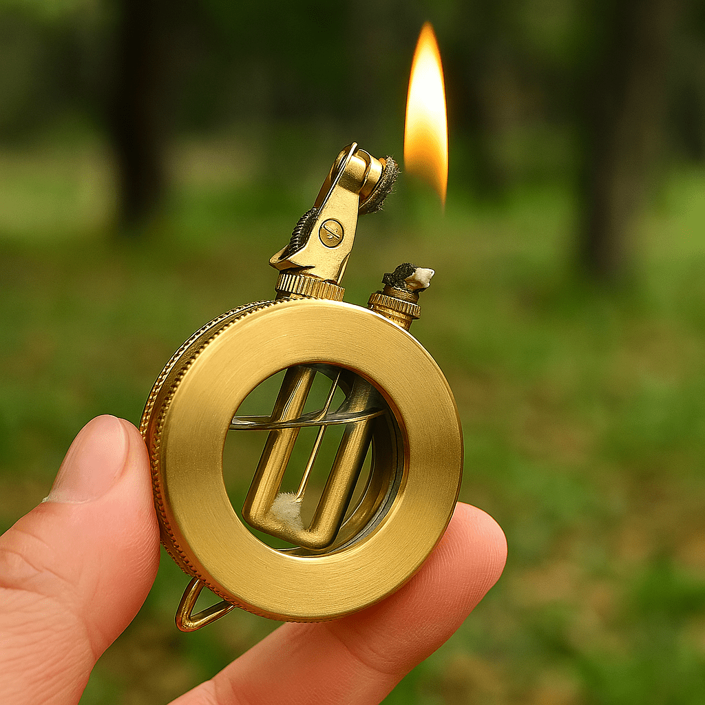 Norvo | CLASSIC TIME – Retro Metall Kerosin Lighter med Vintage Design