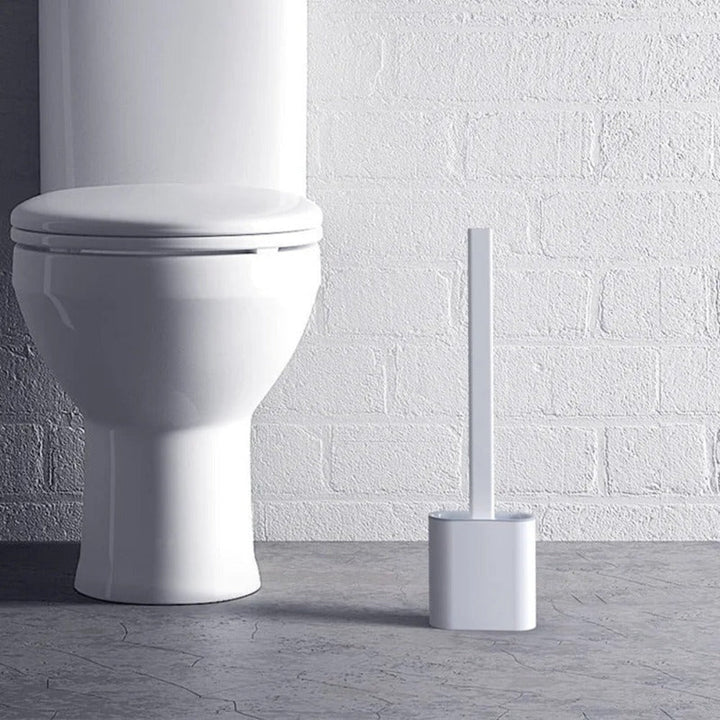 Norvo | CleanBrush – Hygienisk Silikon Toalettbørste med Veggfeste