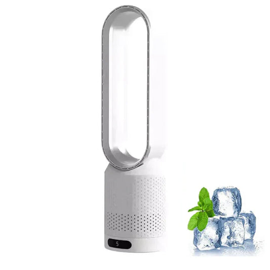 Norvo | Bærbar bladløs vifta med luftrensing og fjernkontroll