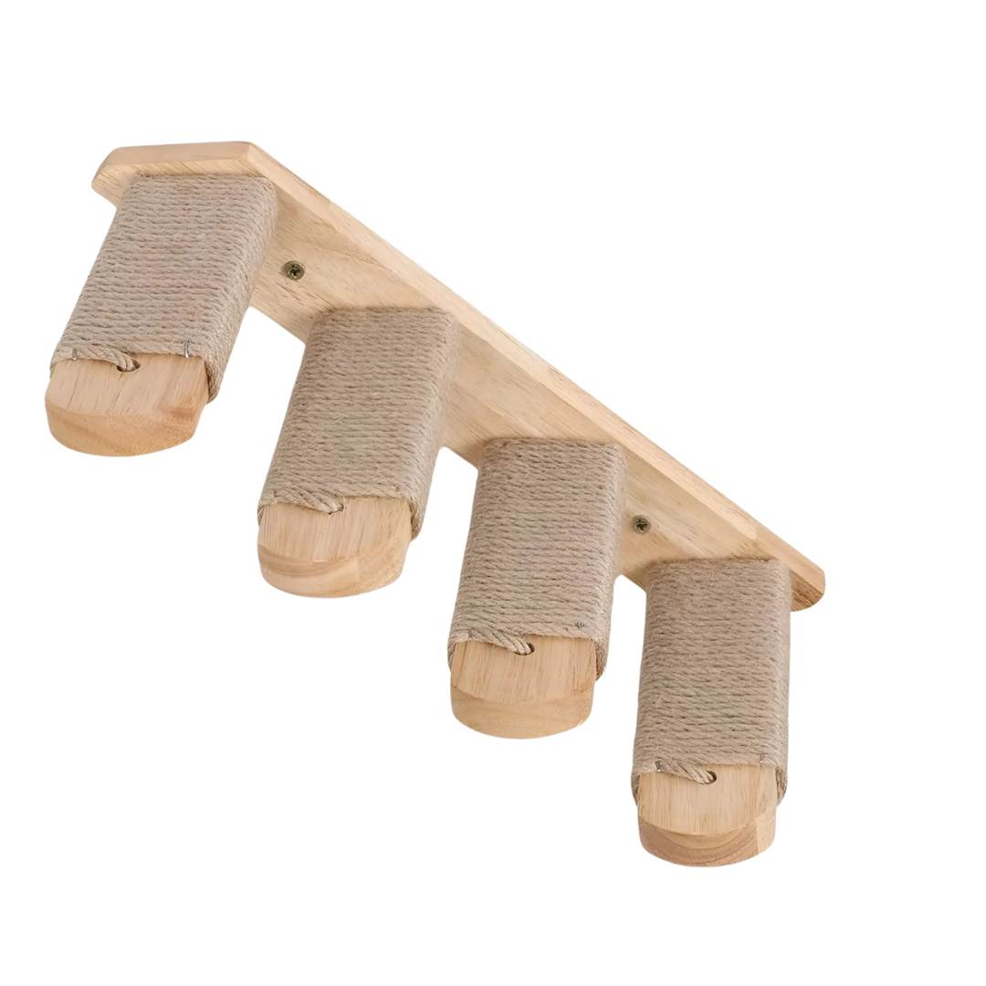 Norvo | Klatrevegghylle for katter med klore søyle - ClimbPaws