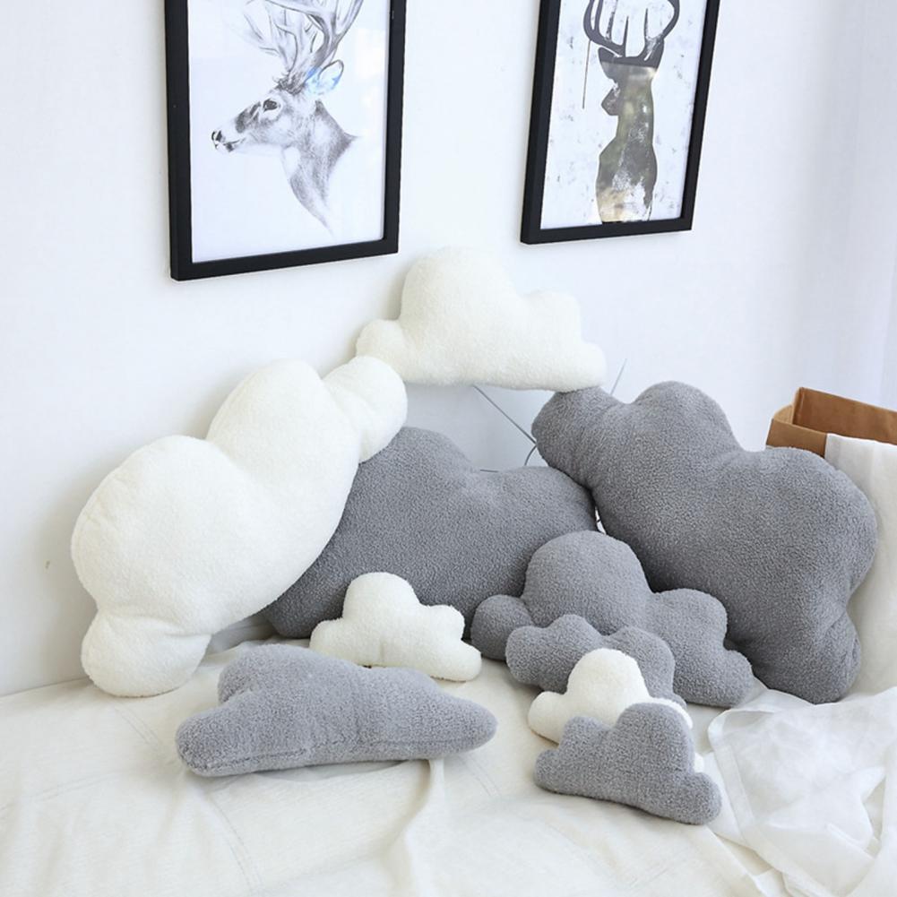 Norvo | Cloud Pillow Cushion - Sweet Plush Nap Pillow, Lumbar Support Plush Toy, Sofa Cushion, Home Decorations