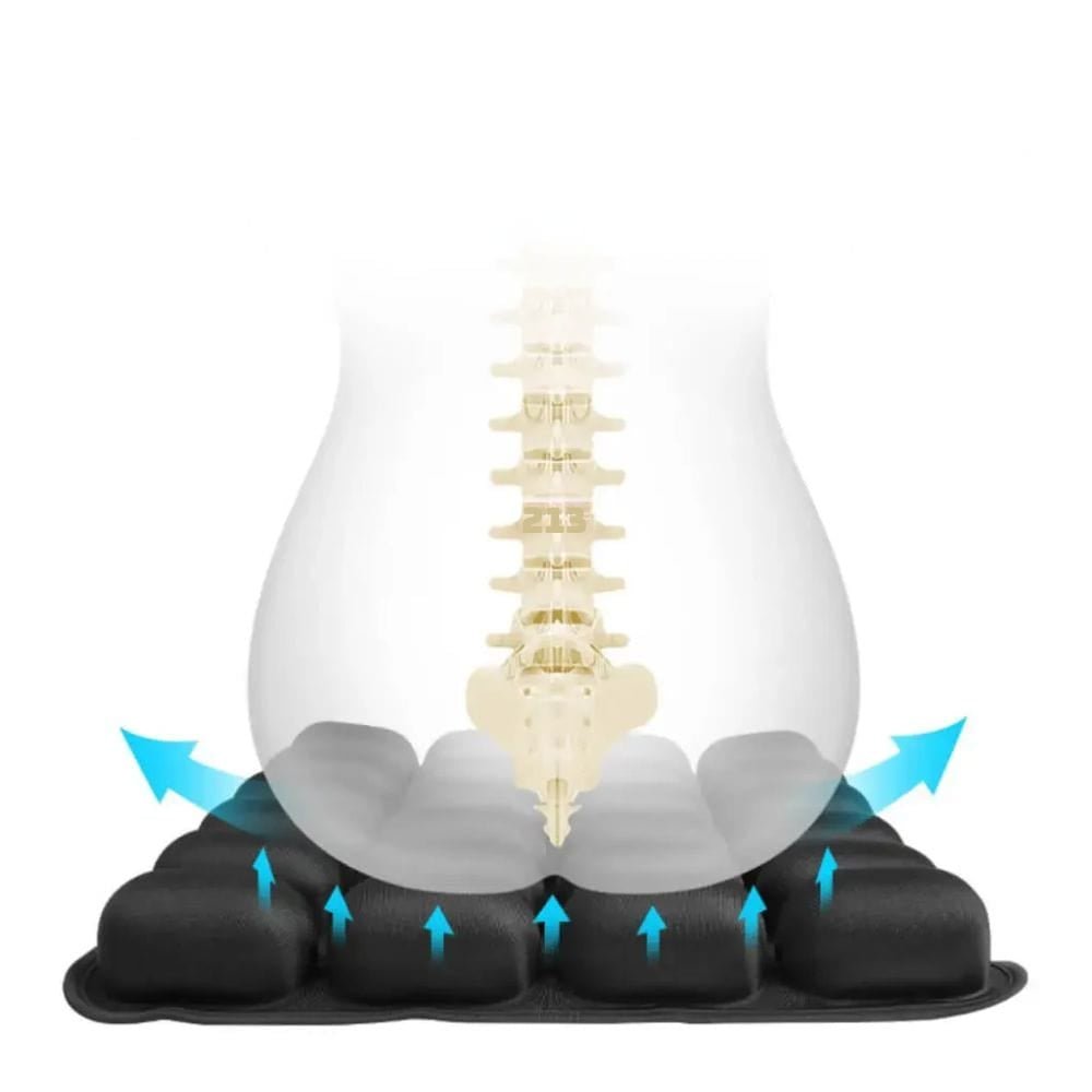 Norvo | Cloudseat Pro – Oppblåsbar Setekrans for Reise og Kontor Komfort