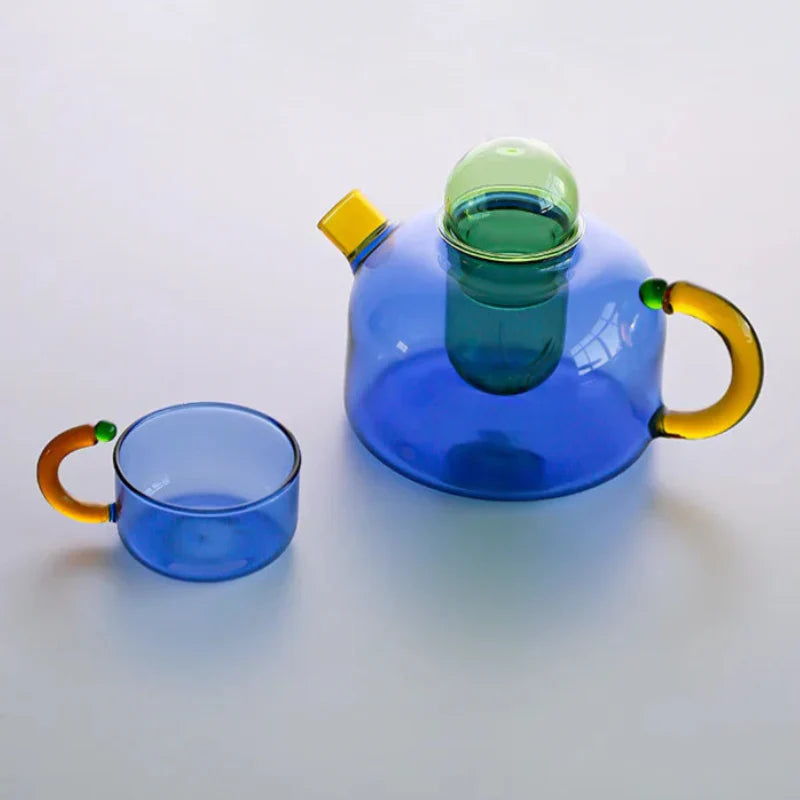 Norvo | Farge Bloom Glass Kjele & Kopp Sett