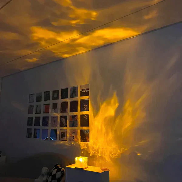 Norvo | Bordlampe med fargeforandrende krystallfot