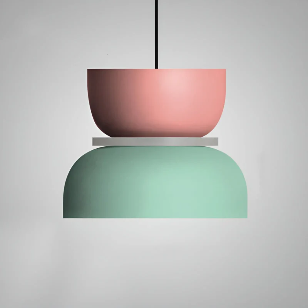Norvo | Fargerik og Trendy Macaron LED Pendellampe - VividGlow