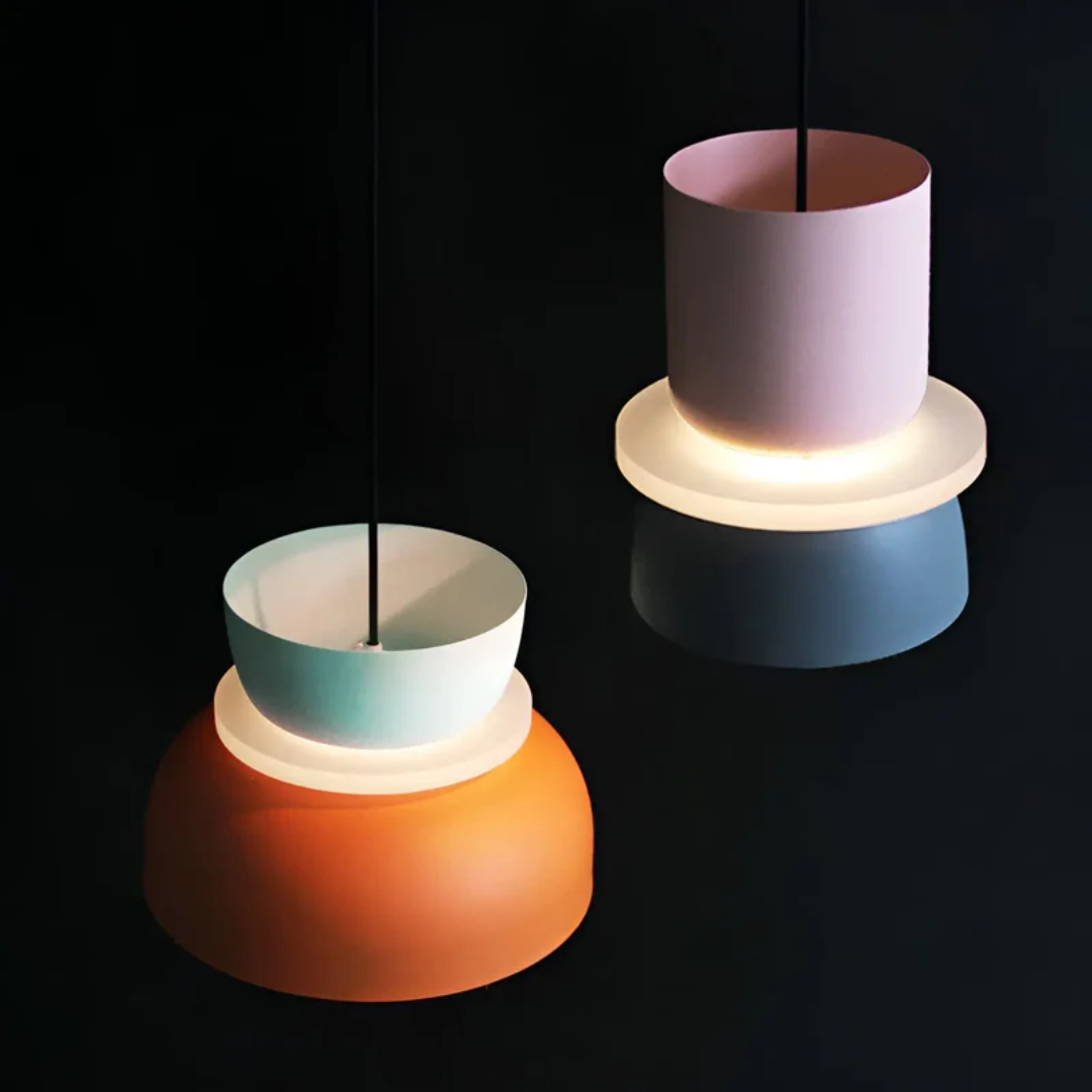 Norvo | Fargerik og Trendy Macaron LED Pendellampe - VividGlow