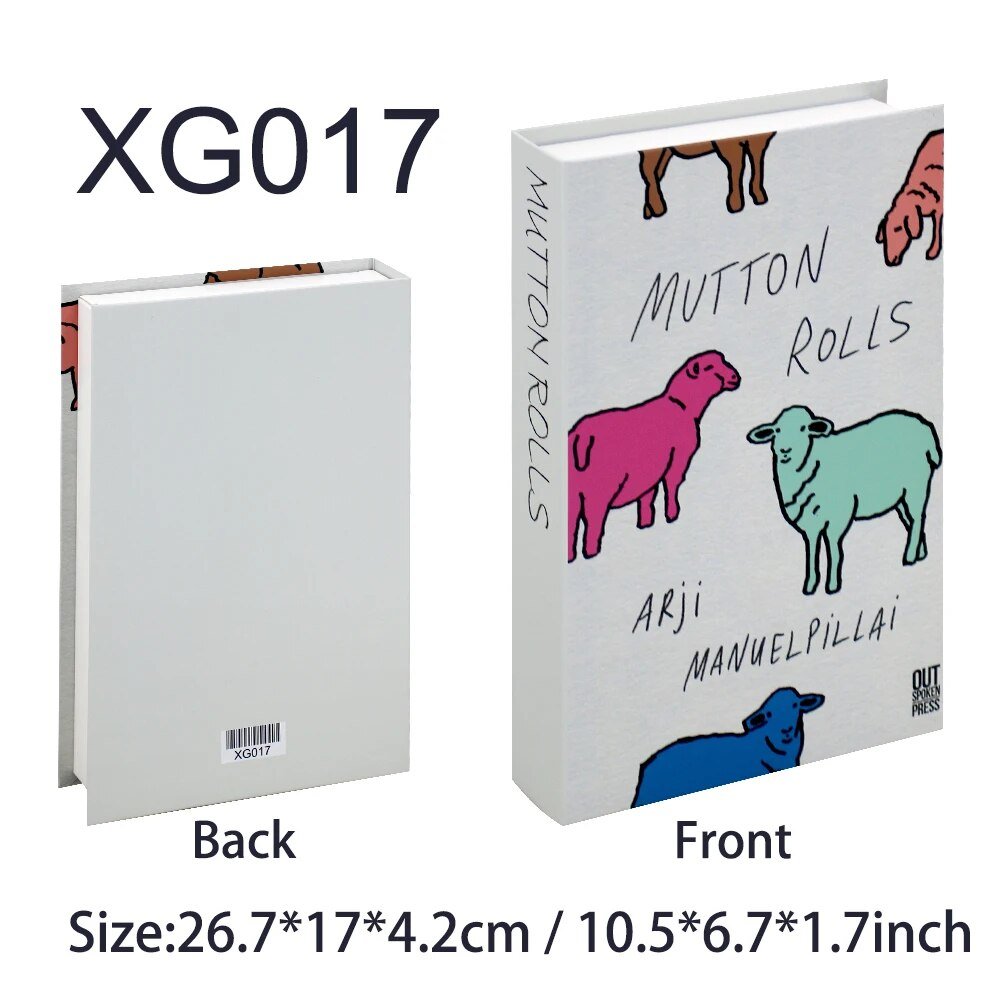 Norvo | Fargerik Lagringsbok Dekorasjon