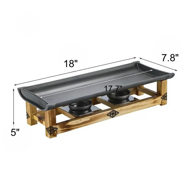 Kommersiell Non-stick BBQ Tallerken Bakepanne Grillet Fisk Jernplate | Norvo