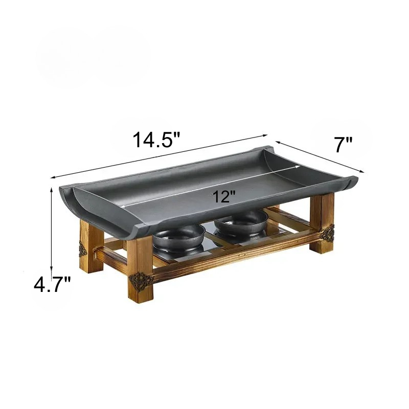 Kommersiell Non-stick BBQ Tallerken Bakepanne Grillet Fisk Jernplate | Norvo