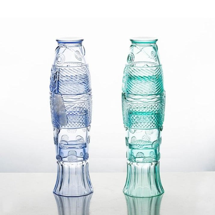 Norvo | Farget Glasskoppsett i Koi Fisk Form - Salg