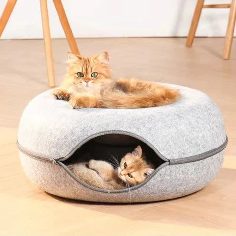 Norvo | Katt Sofa Filttunnel Hule for Flere Katter
