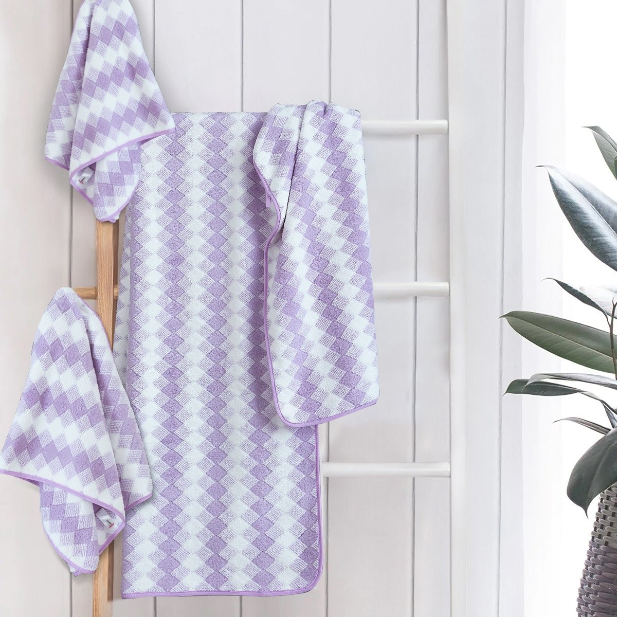 Norvo | Elysoria Coral Weave Håndklær | Faste, slitesterke håndklær med maksimal absorpsjon og hurtig tørking