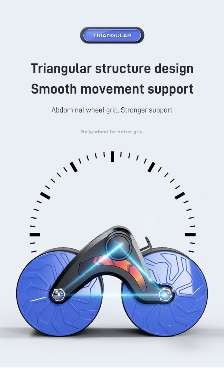 Norvo | Coremaster AB-Roller – Justerbart Abhjul for Sikker & Effektiv Coretrening