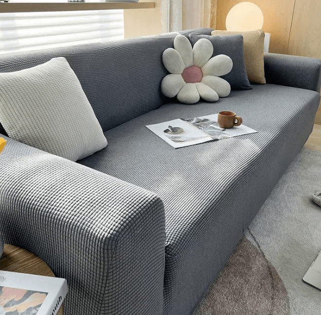 Norvo | SNUGJACQ – Myk Jacquard Sofa Trekk med Antiskli Passform