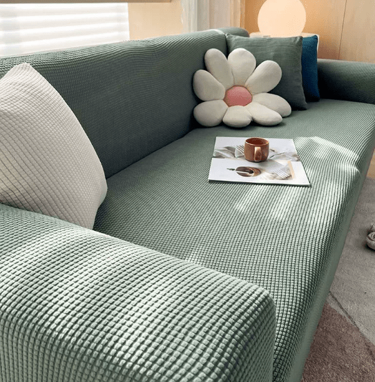Norvo | SNUGJACQ – Myk Jacquard Sofa Trekk med Antiskli Passform