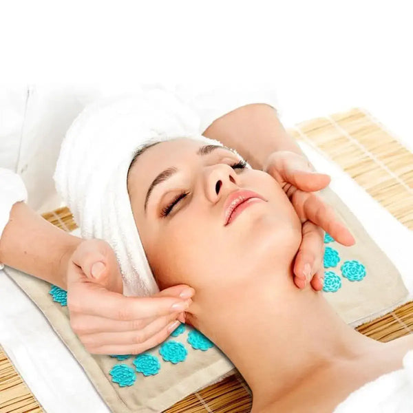 Norvo | Akupressurmatte med pute og 5500 trykkpunkter – Florapress avslappingssett