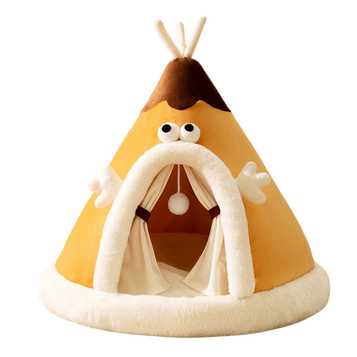 Norvo | Katt Seng Innendørs Varm Plysj Telt Hus