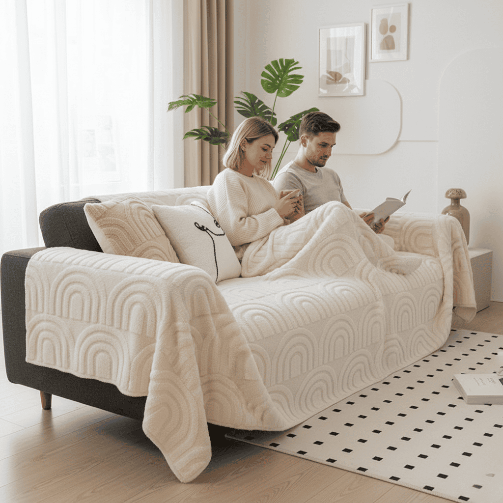 Norvo | COZYARMOR – Myk men holdbar anti-skli sofa overtrekk