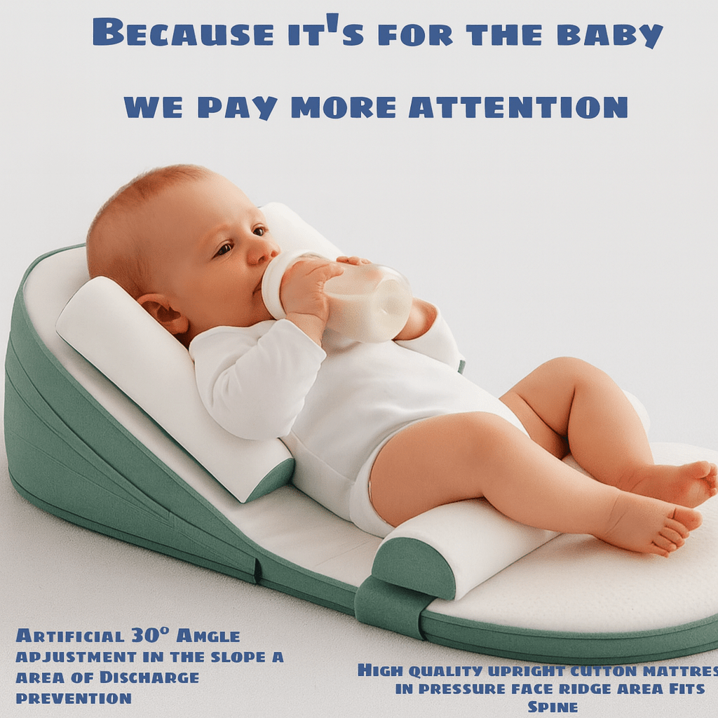 Norvo | CozyCradle pute – Side sleeper støtte med anti-refluks helling for nyfødte