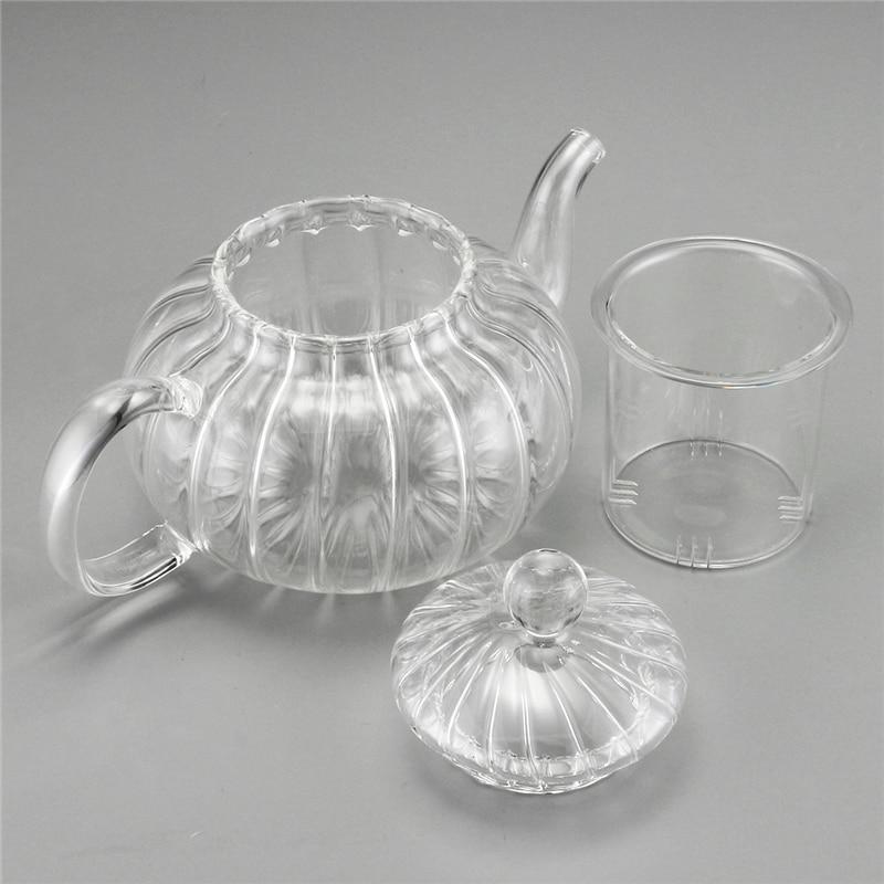 Norvo | Krystallklar Glass Tekanne Sett