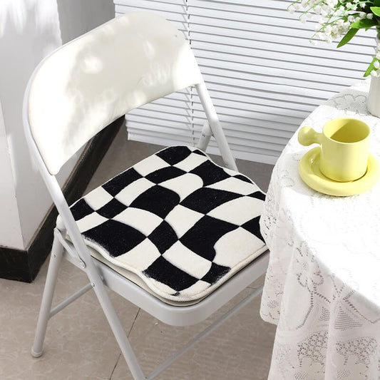 Norvo | Curvy Checker Mini Tuftet Teppe