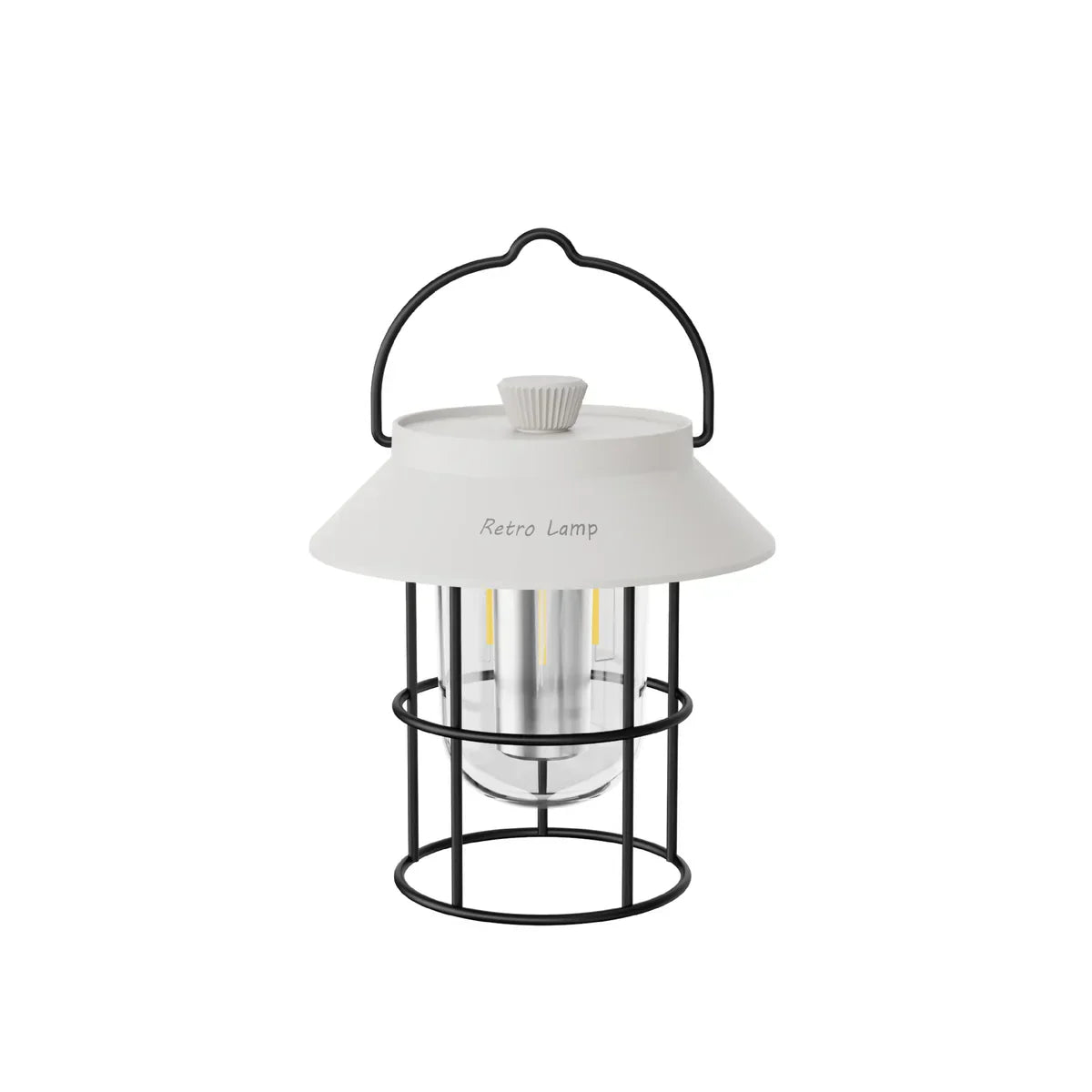 Norvo | LED Camping Lantern i Retro Design – Bærbar Lampe for Innendørs og Utendørs